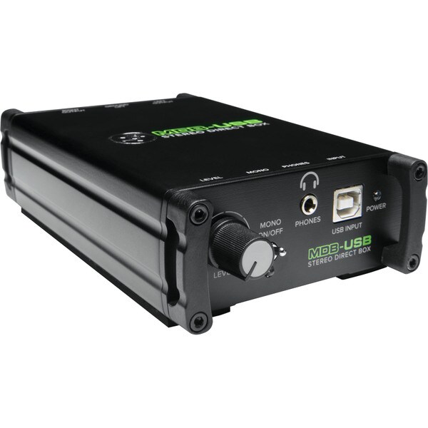 Main product image for OPEN BOX Mackie MDB-USB Stereo Direct Box249-620